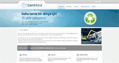 Desktop Screenshot of cemmetaldemir.com